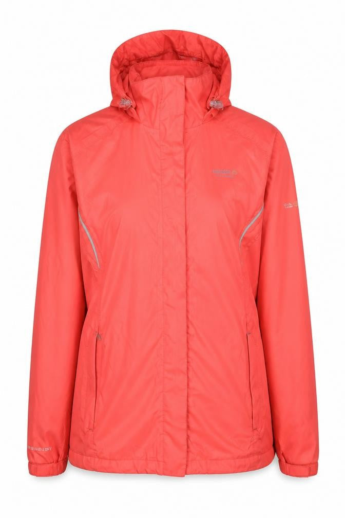 Regatta Women's Red Waterproof Rain Coat Jacket Size 14