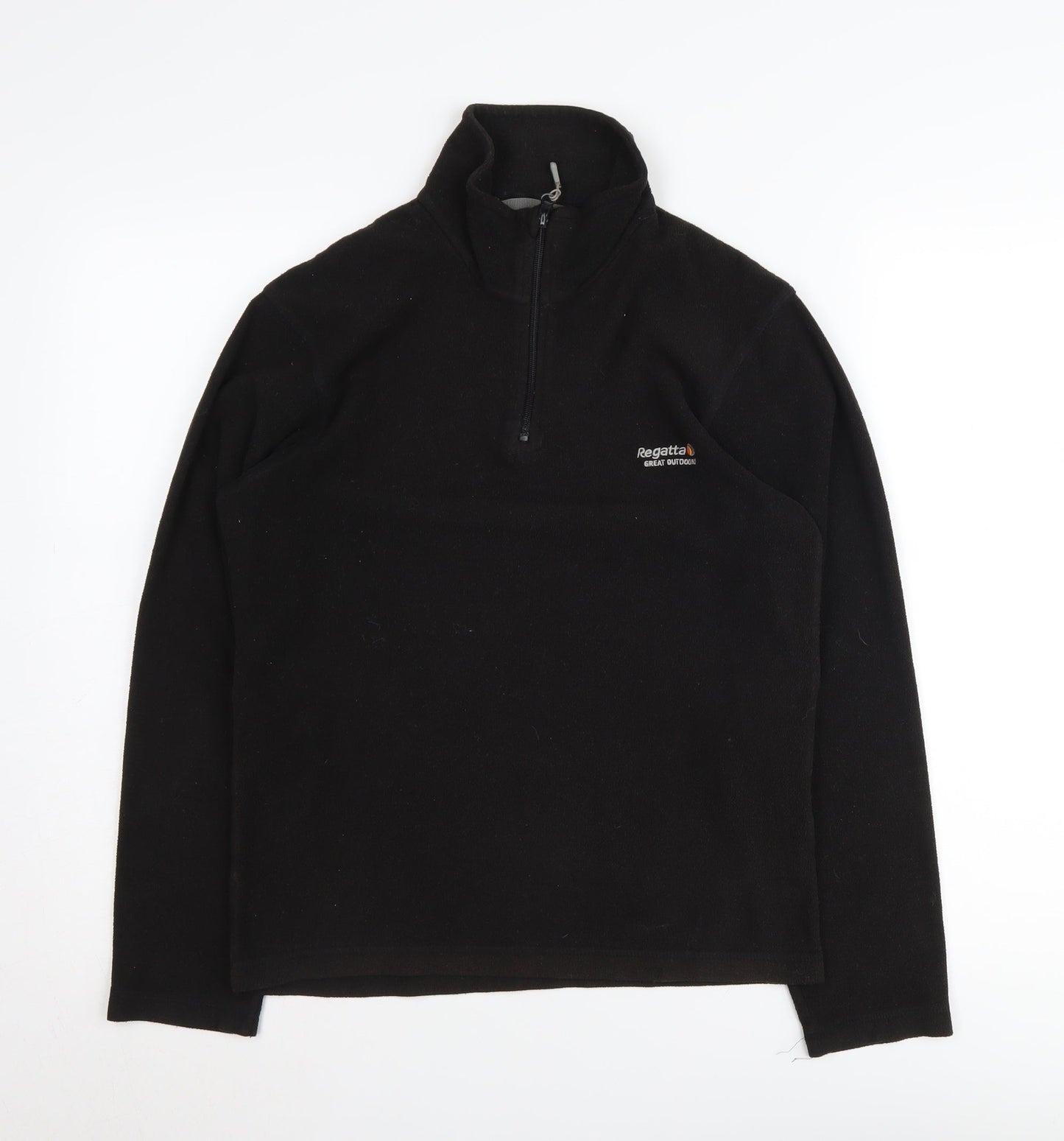 Regatta Women's Black Fleece 1/4 Zip Pullover XS