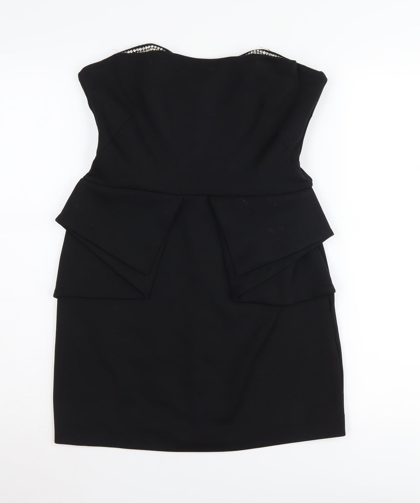 River Island Black Bodycon Dress Women Size 12