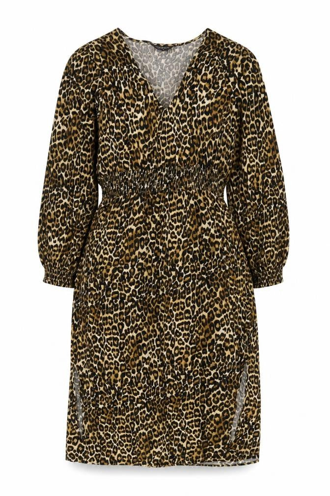 Dorothy Perkins Women's Animal Print V-Neck Dress