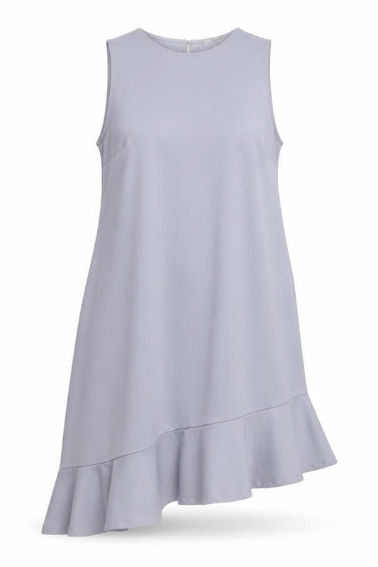 ASOS Women's Blue Ruffle Asymmetric Dress Size 18