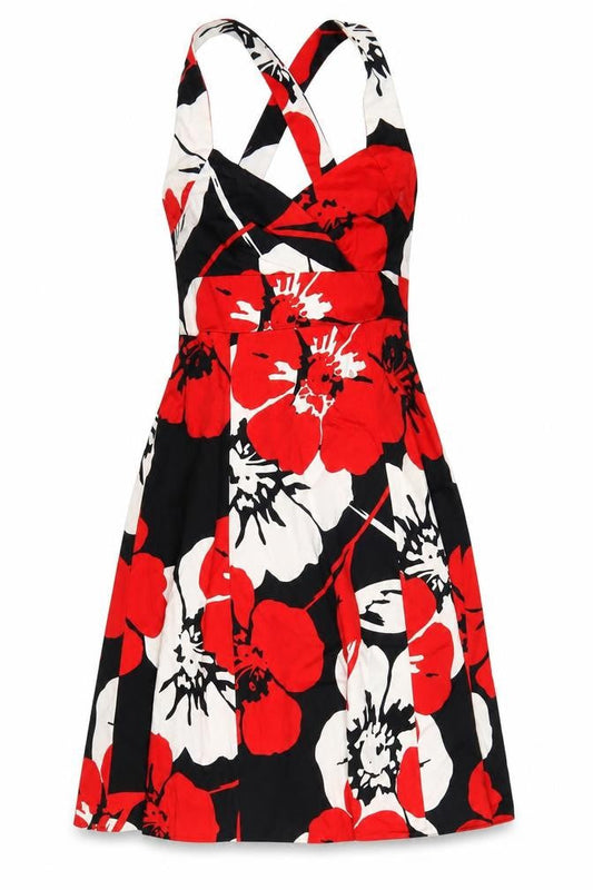 Wallis Women's Floral Halter A-Line Dress, Size 8
