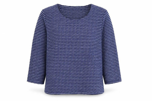Viyella Women's Blue Striped Jumper Size L