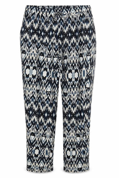 Wallis Women’s Geometric Trousers, Size 14, Multicoloured