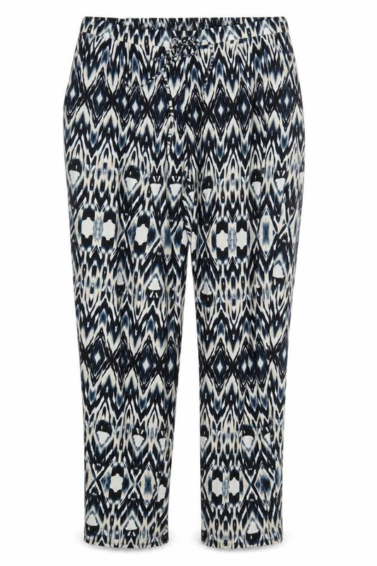 Wallis Women’s Geometric Trousers, Size 14, Multicoloured