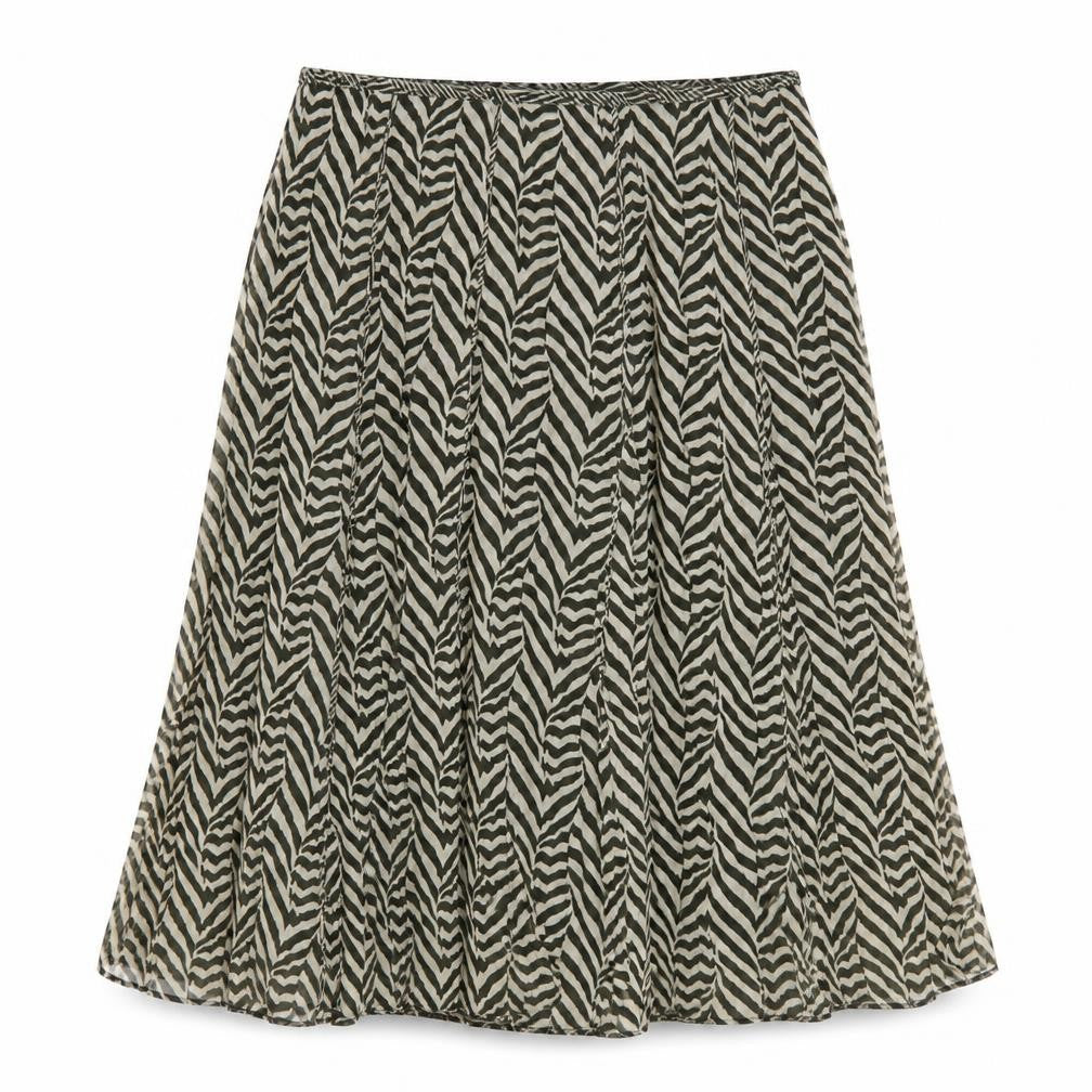 Marks & Spencer Women's Multicoloured Geometric Pleated Skirt