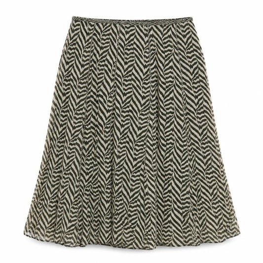 Marks & Spencer Women's Multicoloured Geometric Pleated Skirt