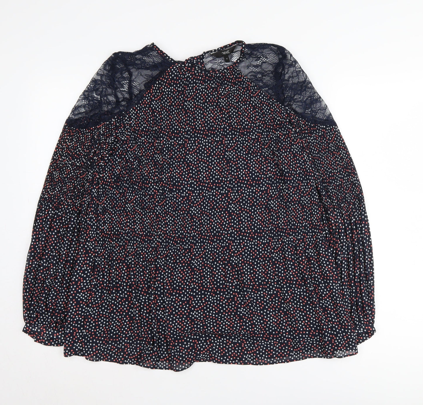 Next Women's Multicoloured Lace Blouse Size 12