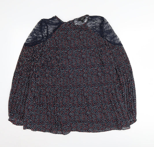 Next Women's Multicoloured Lace Blouse Size 12