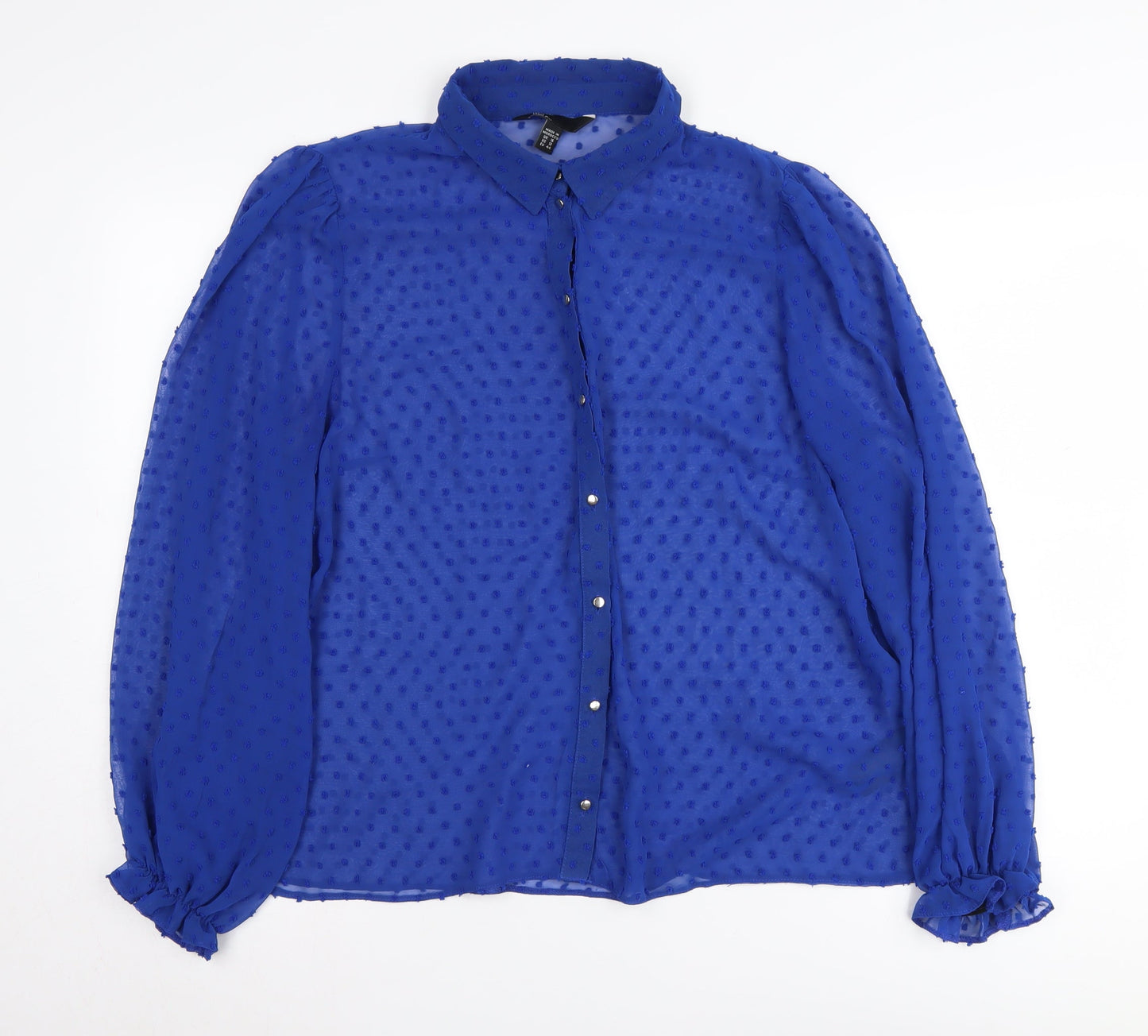 Friends Like These Blue Women's Long Sleeve Blouse