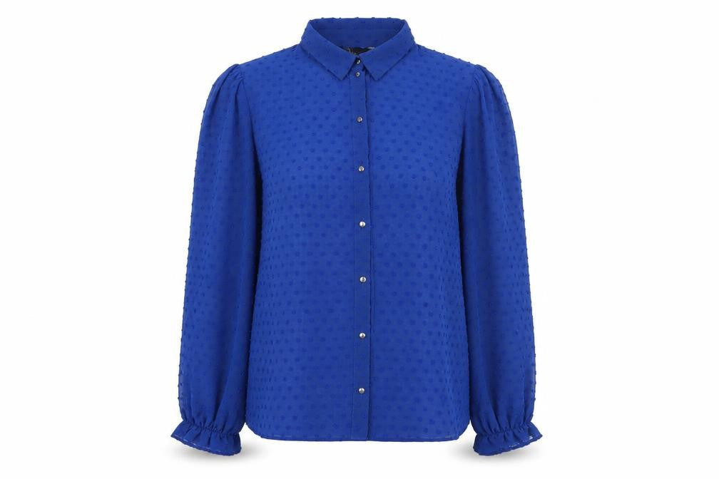 Friends Like These Blue Women's Long Sleeve Blouse
