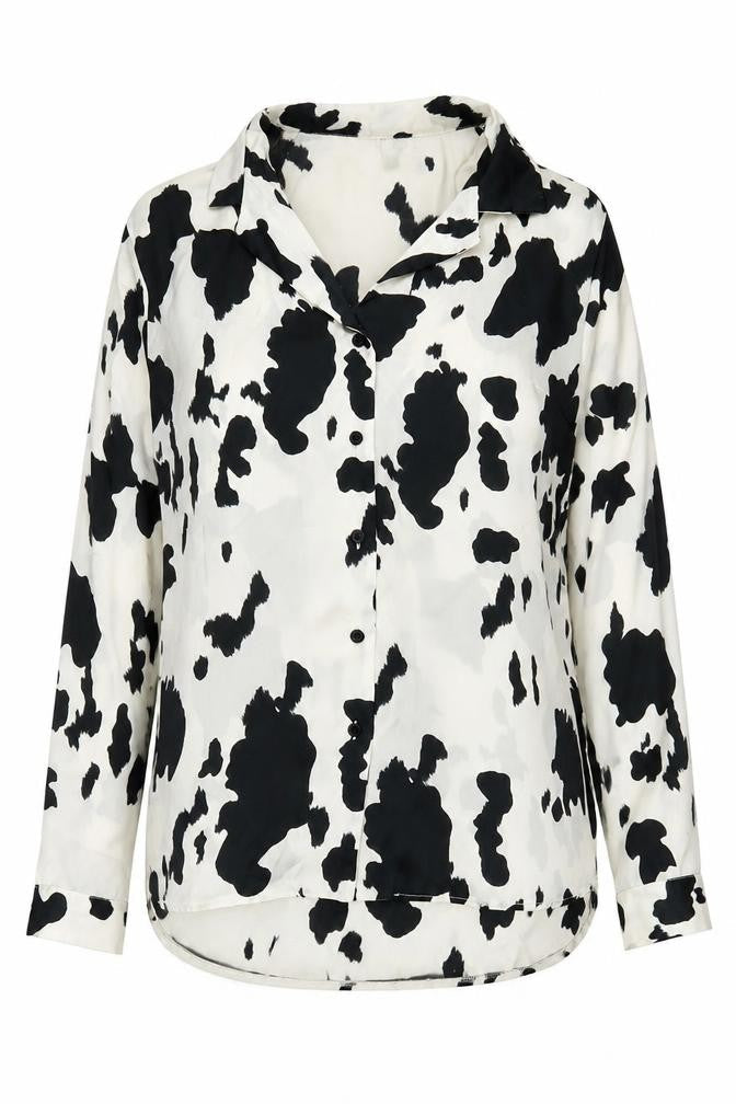 Asos Women's 12 Animal Print Button-Up Shirt