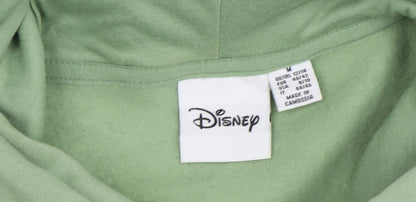 Preloved Disney Unisex Green Pullover Hoodie M - Detail