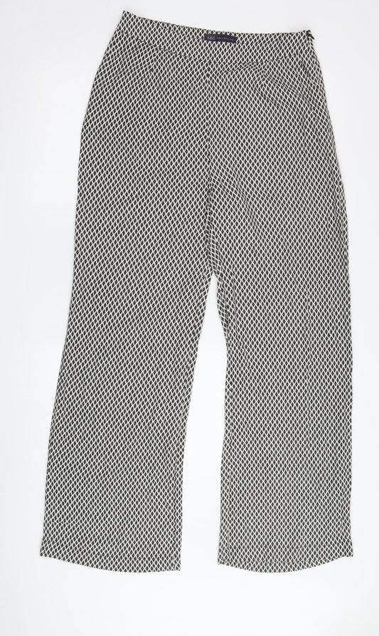 Marks and Spencer Women's Geometric Trousers Size 10