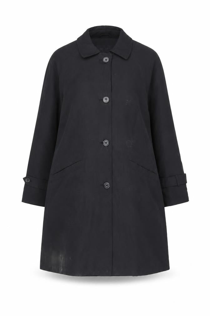 Alexon Women's Black Long Overcoat Size 8