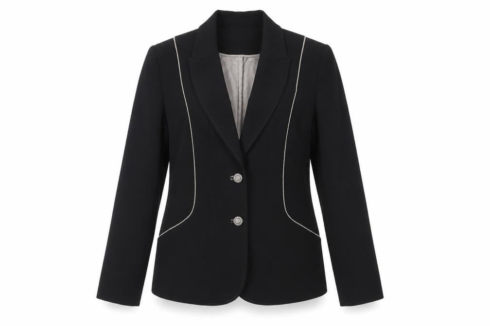Jacques Vert Women's Black Blazer Size 10 Classic Fit