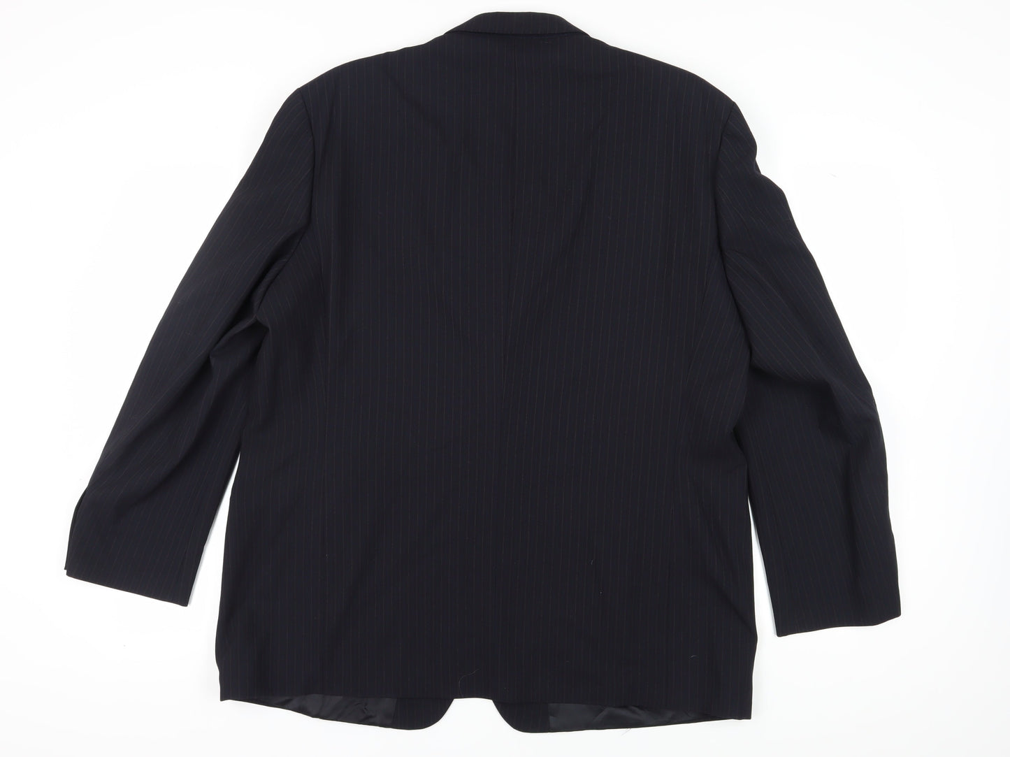 Pierre Cardin Men's Blue Striped Blazer 48R Classic Fit