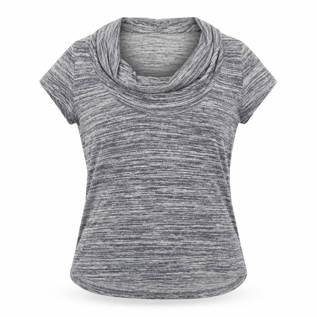 Jasper Conran Women's Grey Striped T-Shirt, Size 14, Casual