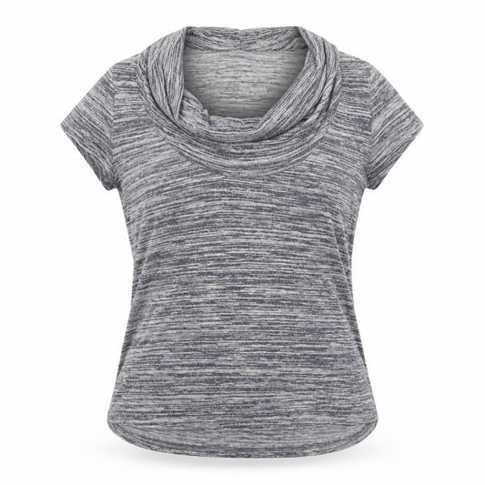 Jasper Conran Women's Grey Striped T-Shirt, Size 14, Casual