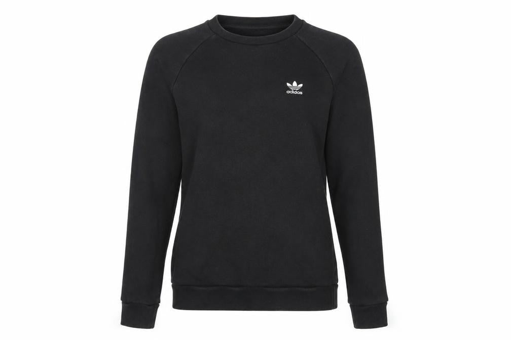 Adidas Unisex Black Pullover Sweatshirt XS