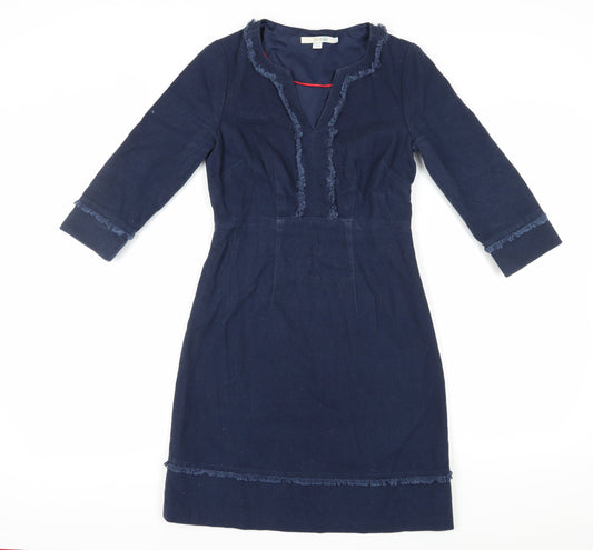 Boden Women's Blue Shift Dress Size 6, Knee Length
