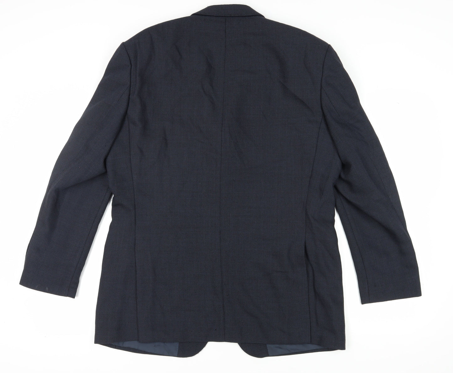 Baumler Men's Blue Single Breasted Wool Suit Jacket Size 44
