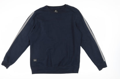 Threadbare Men's Blue Pullover Sweatshirt XL