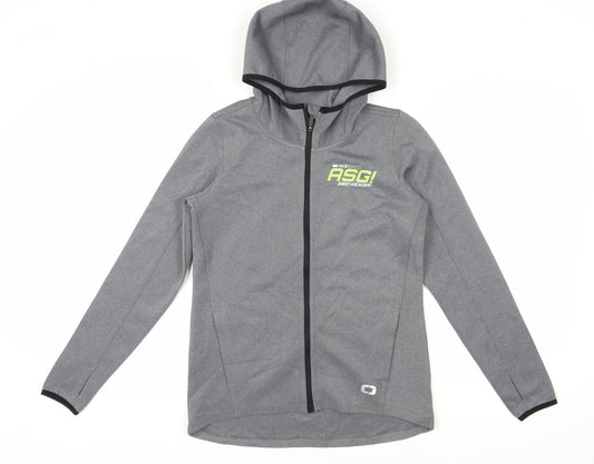 Ogio Women's Grey Track Jacket S - Full Zip, Hooded