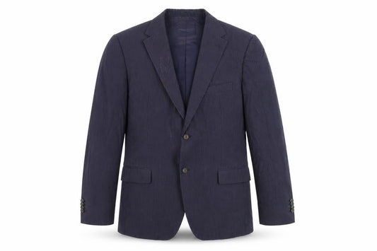 Tommy Hilfiger Men's Blue Striped Blazer UK Size 42