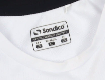 Sondico Boys White T-Shirt 2-3 Years