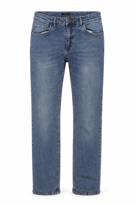 WES Women's Blue Relaxed Fit Denim Jeans