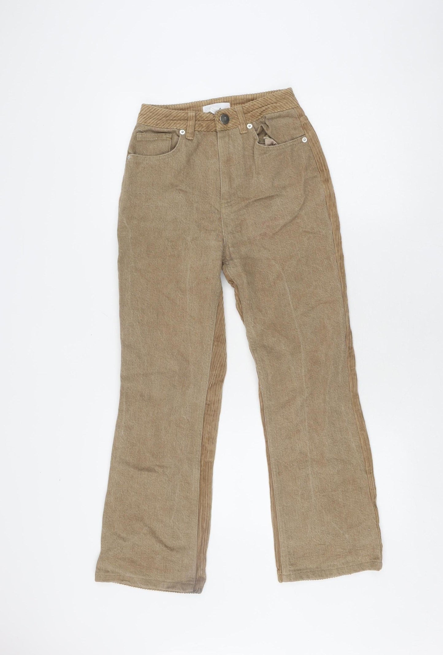 ASOS Women's Brown Corduroy Chino Trousers Size 4