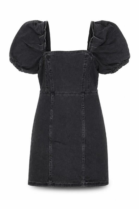 H&M Women's Black Short Shift Dress UK 8 Casual