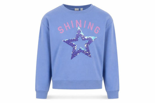 Gap Girls Blue Sequin Pullover Jumper XL