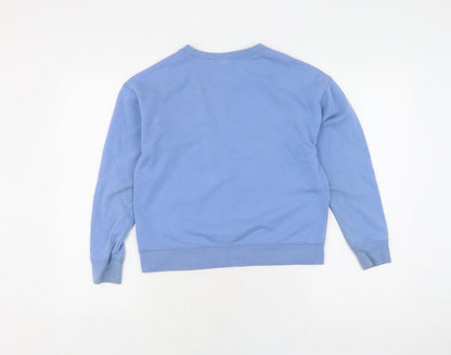 Gap Girls Blue Sequin Pullover Jumper XL