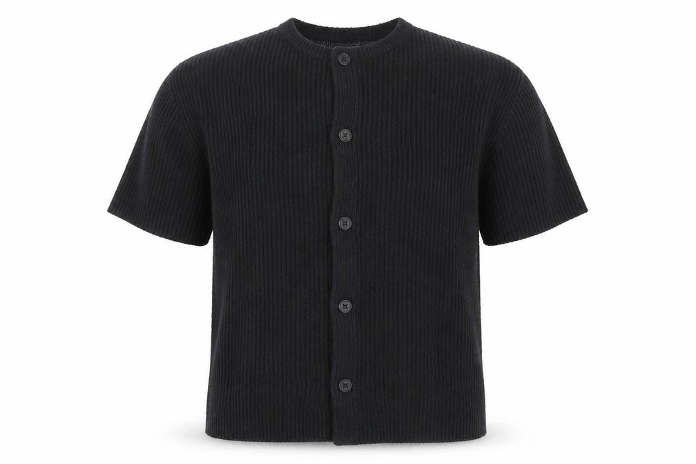 Jack Wills Men's Black Crew Neck Knit Top L