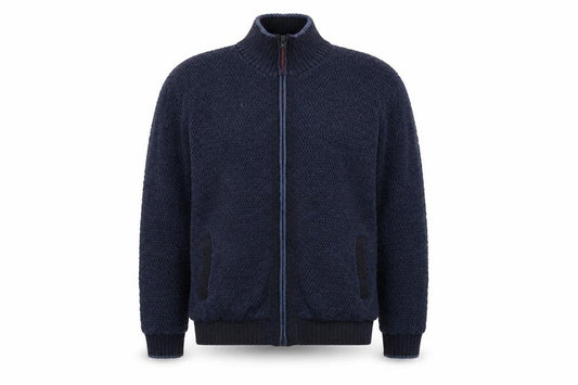Marks & Spencer Men's Blue Full Zip Jumper L