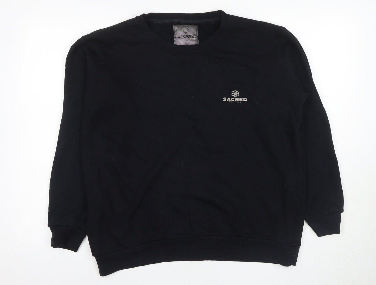 Sacred Official Unisex Black Pullover Sweatshirt M