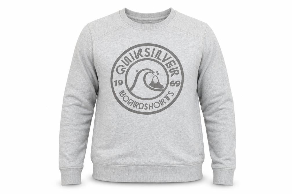 Quiksilver Boys' Grey Pullover Sweatshirt 10Y - Comfort & Style