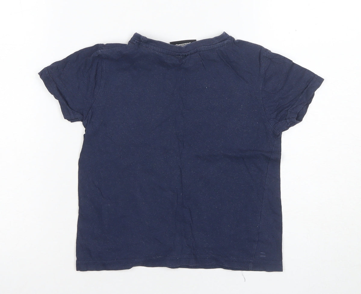 Super Mario Boys Blue T-Shirt 6 Years Graphic Print