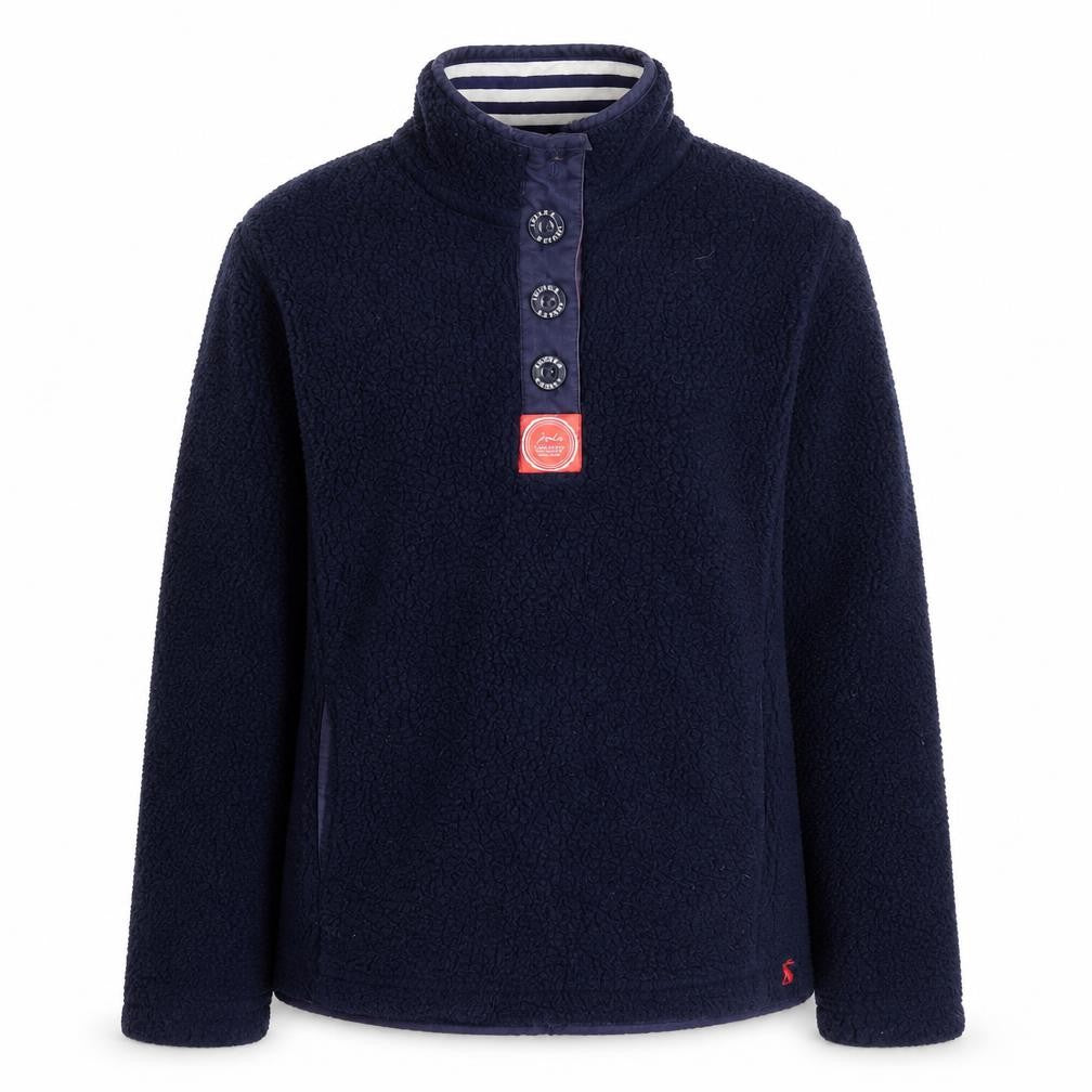 Joules Unisex Adults Blue Henley Sweatshirt - Size 6