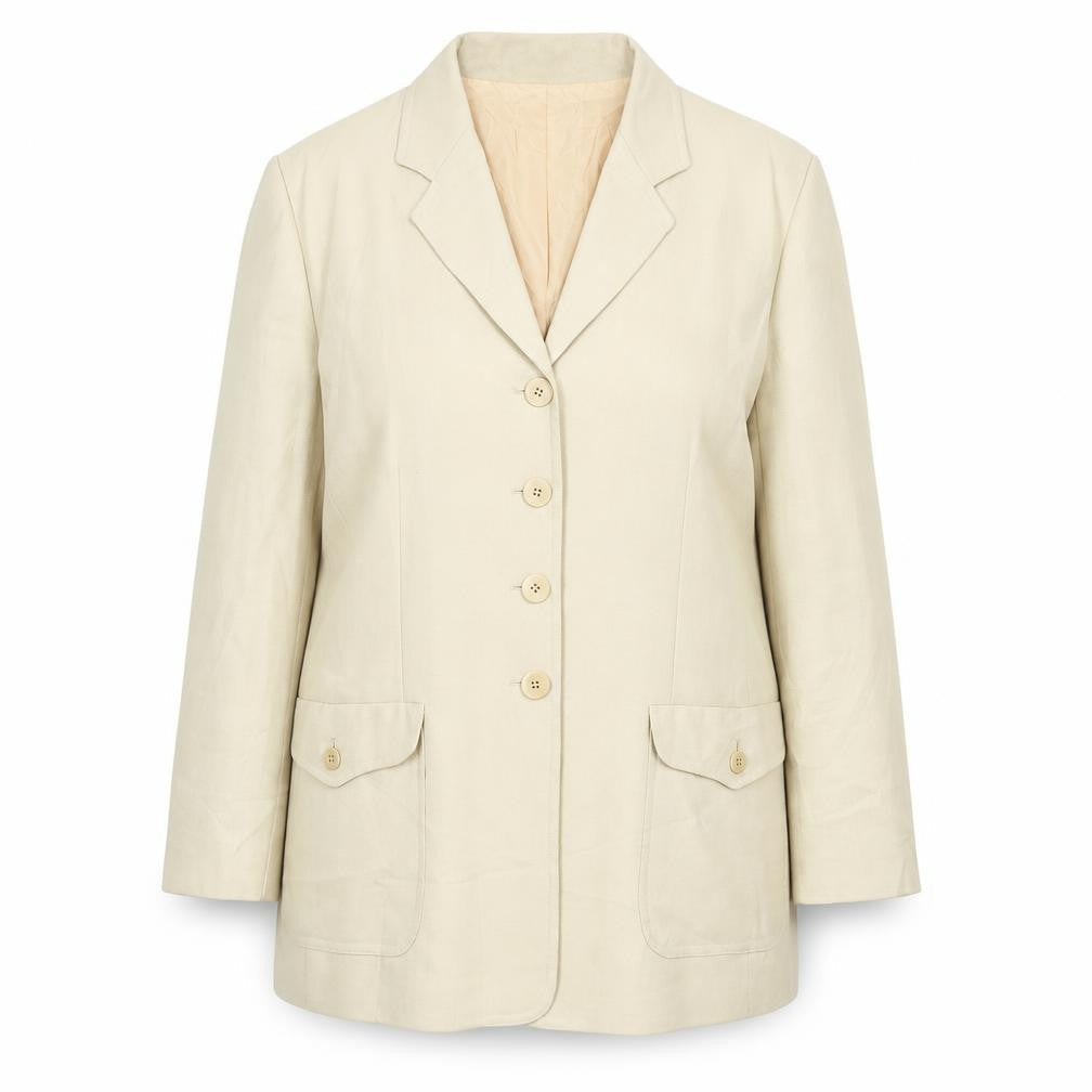 Viyella Women's Beige Suit Jacket Size 14
