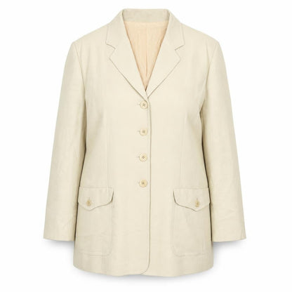 Viyella Women's Beige Suit Jacket Size 14
