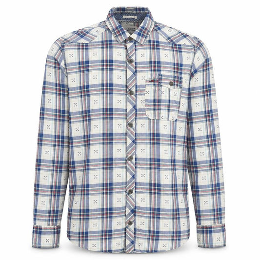 Hilfiger Denim Men's Multicoloured Plaid Long Sleeve Shirt M