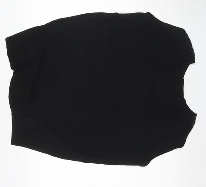 Whistles Women's Black Sequined Blouse UK 10
