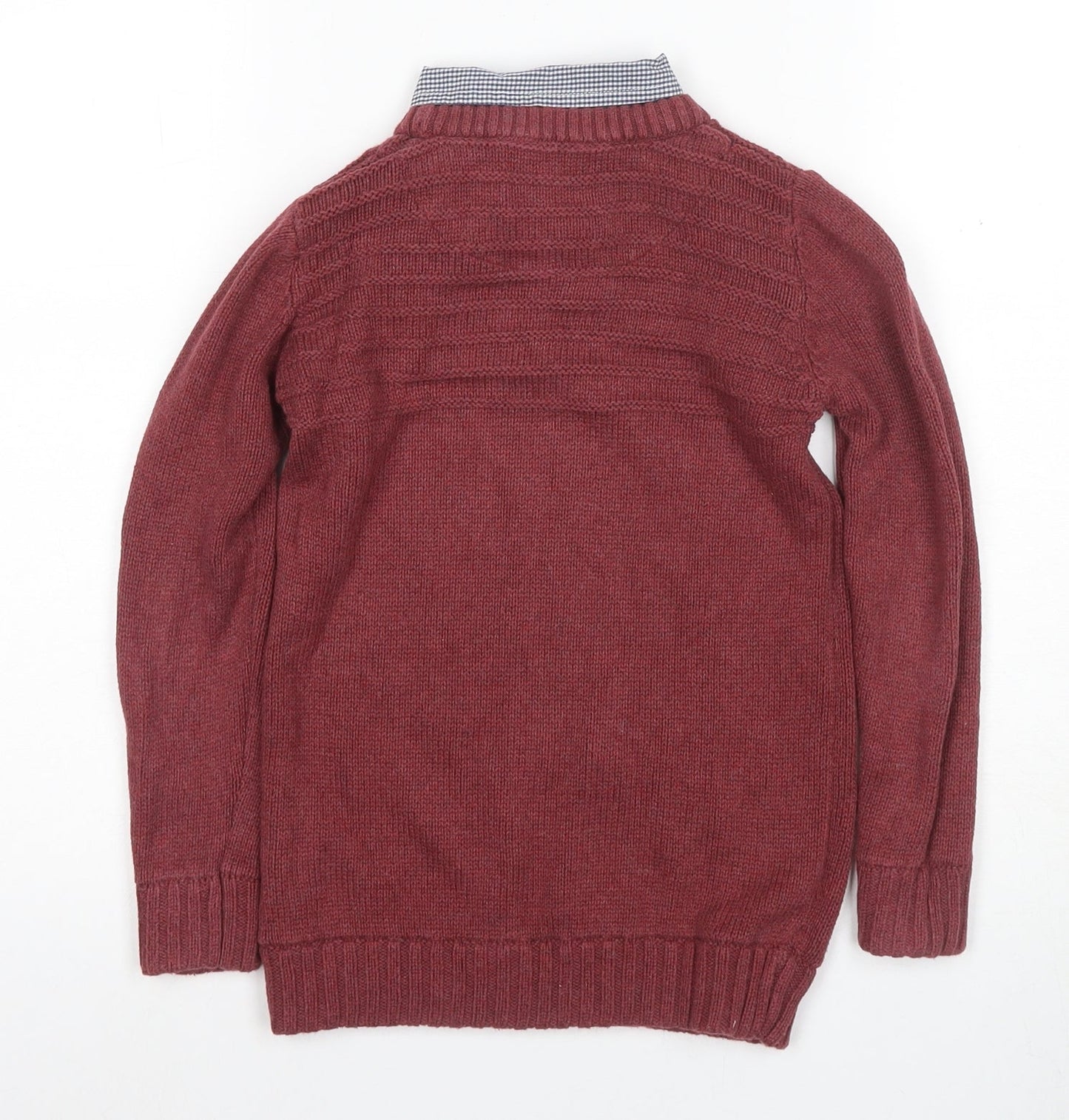 J Jeans Boys Red Knit Pullover Jumper 6-7 Years