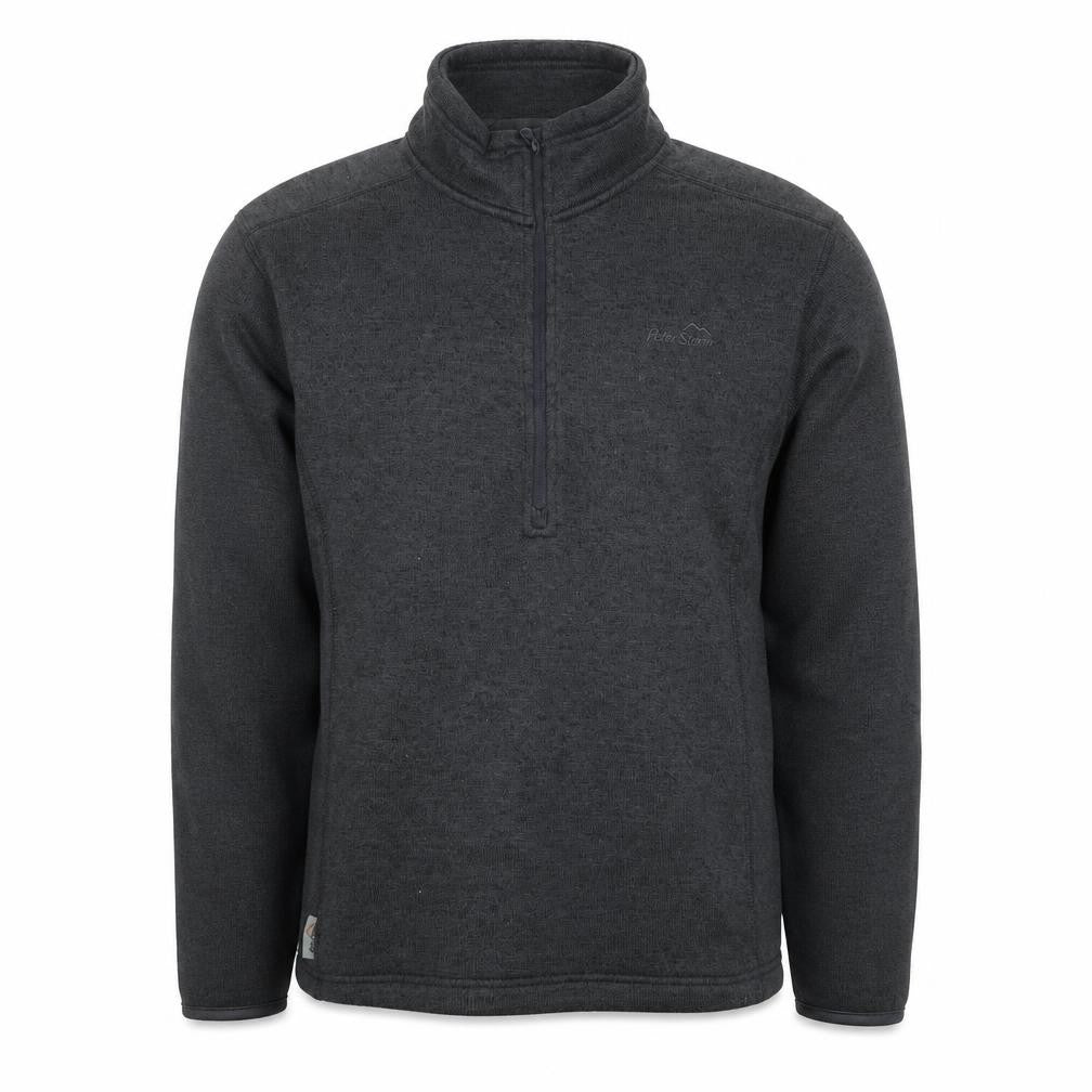 Peter Storm Men's Grey 1/2 Zip Fleece Sweatshirt Medium