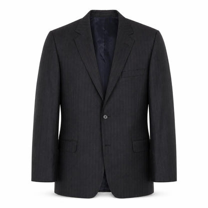 Austin Reed Men's Black Striped Blazer 44 Regular Fit