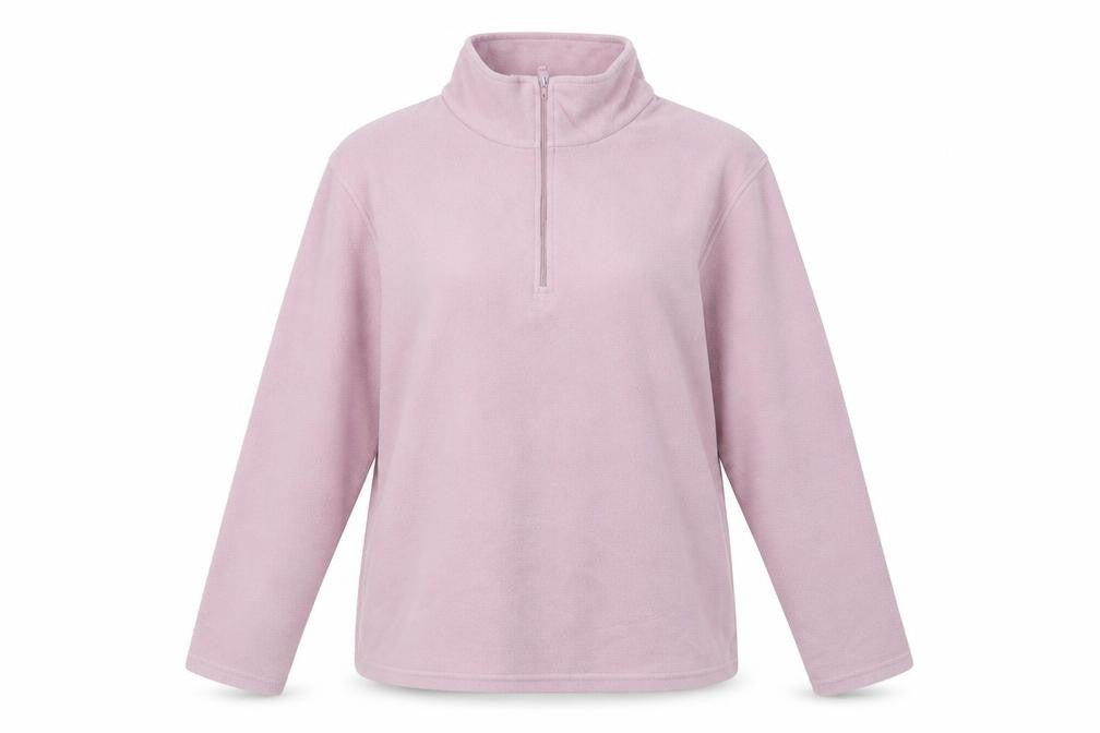 Mountain Warehouse Women's Pink Fleece Pullover Sweatshirt L