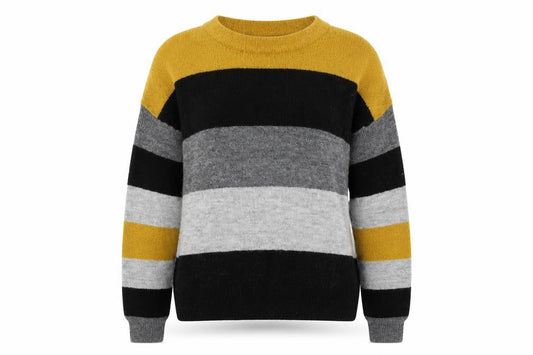 Jacqueline de Yong Women's Striped Pullover Jumper, S